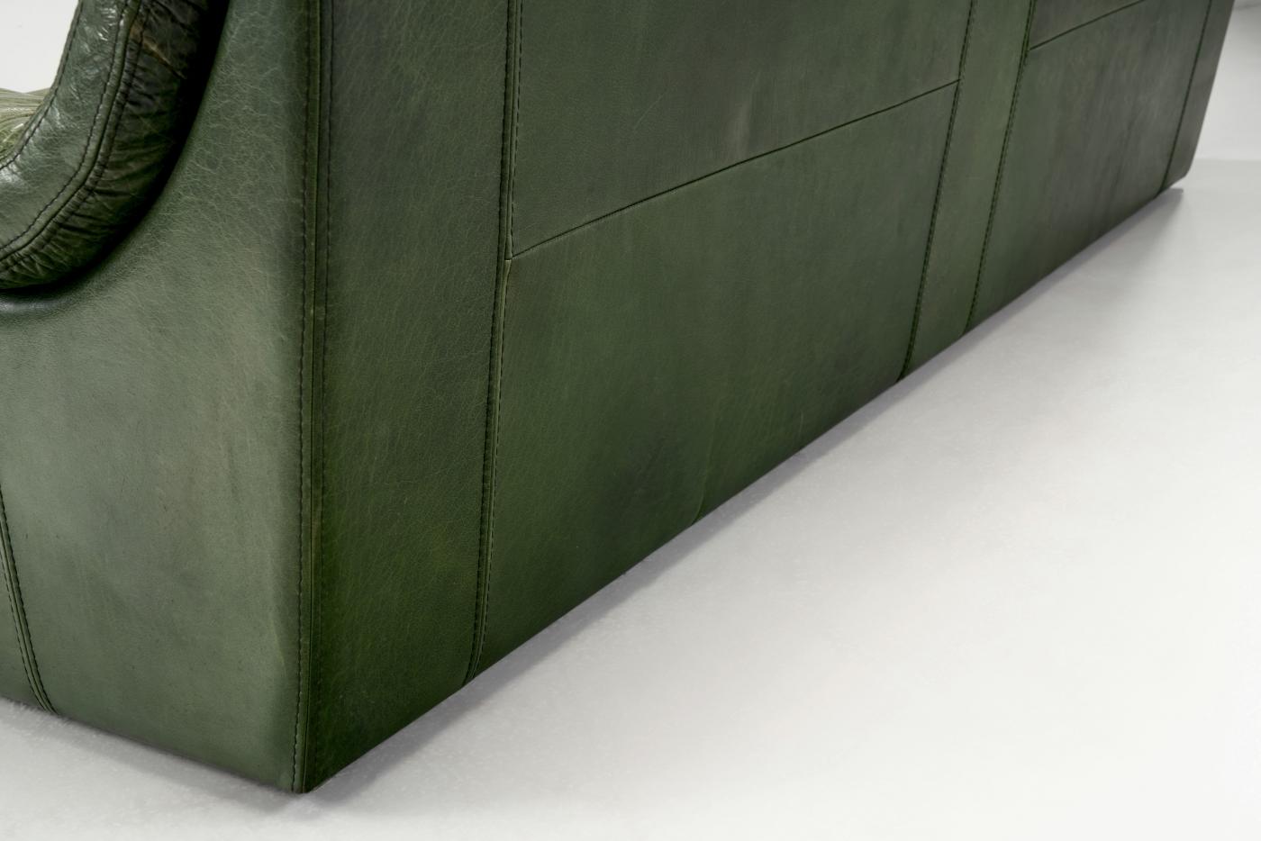 Roche Bobois Italian Leather Sofa by Roche Bobois, Italy 1960s