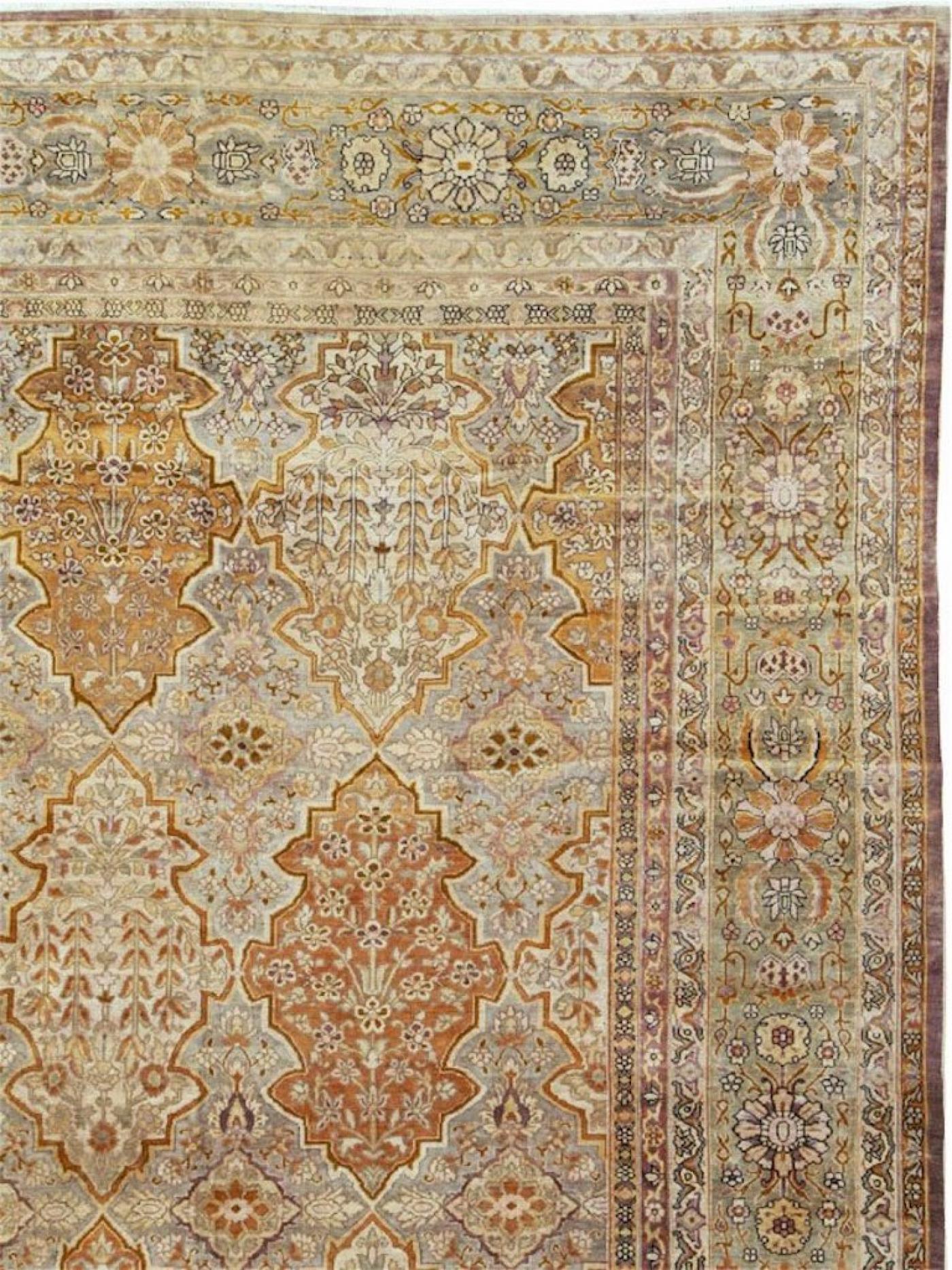 ANTIQUE INDIAN LAHORE CARPET