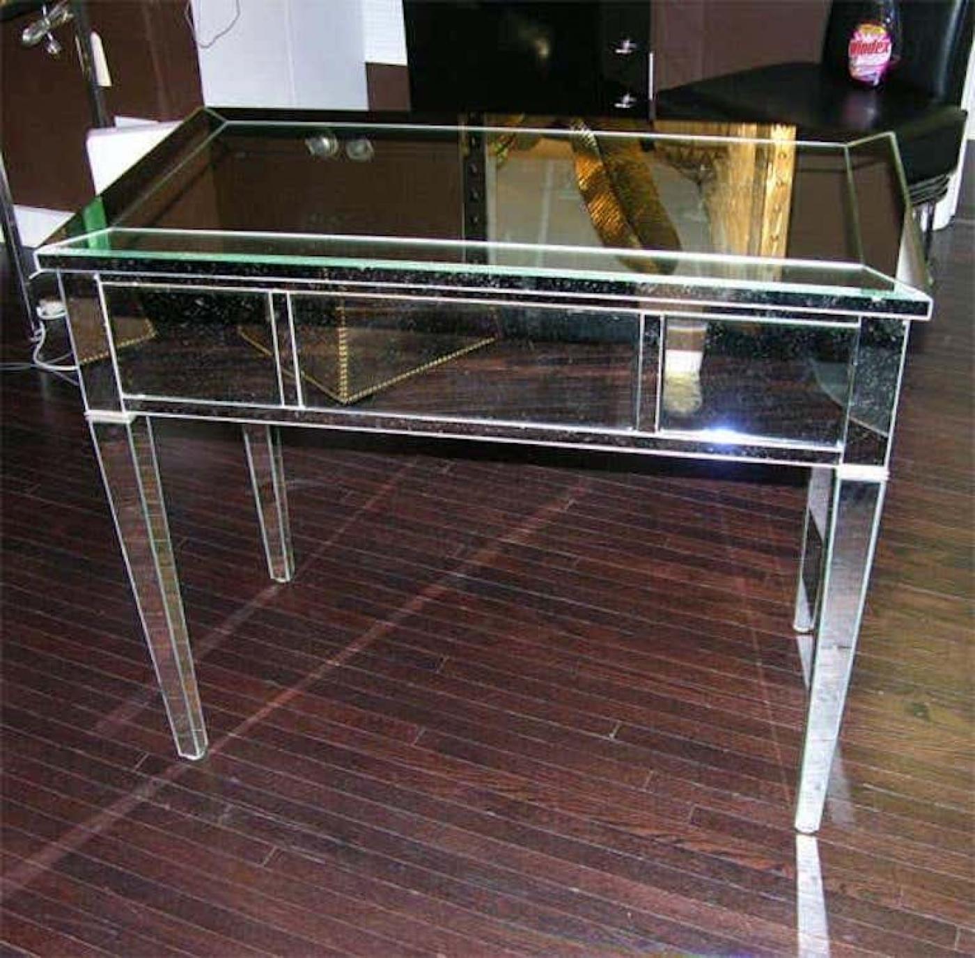 Classic Modern Mirrored Desk