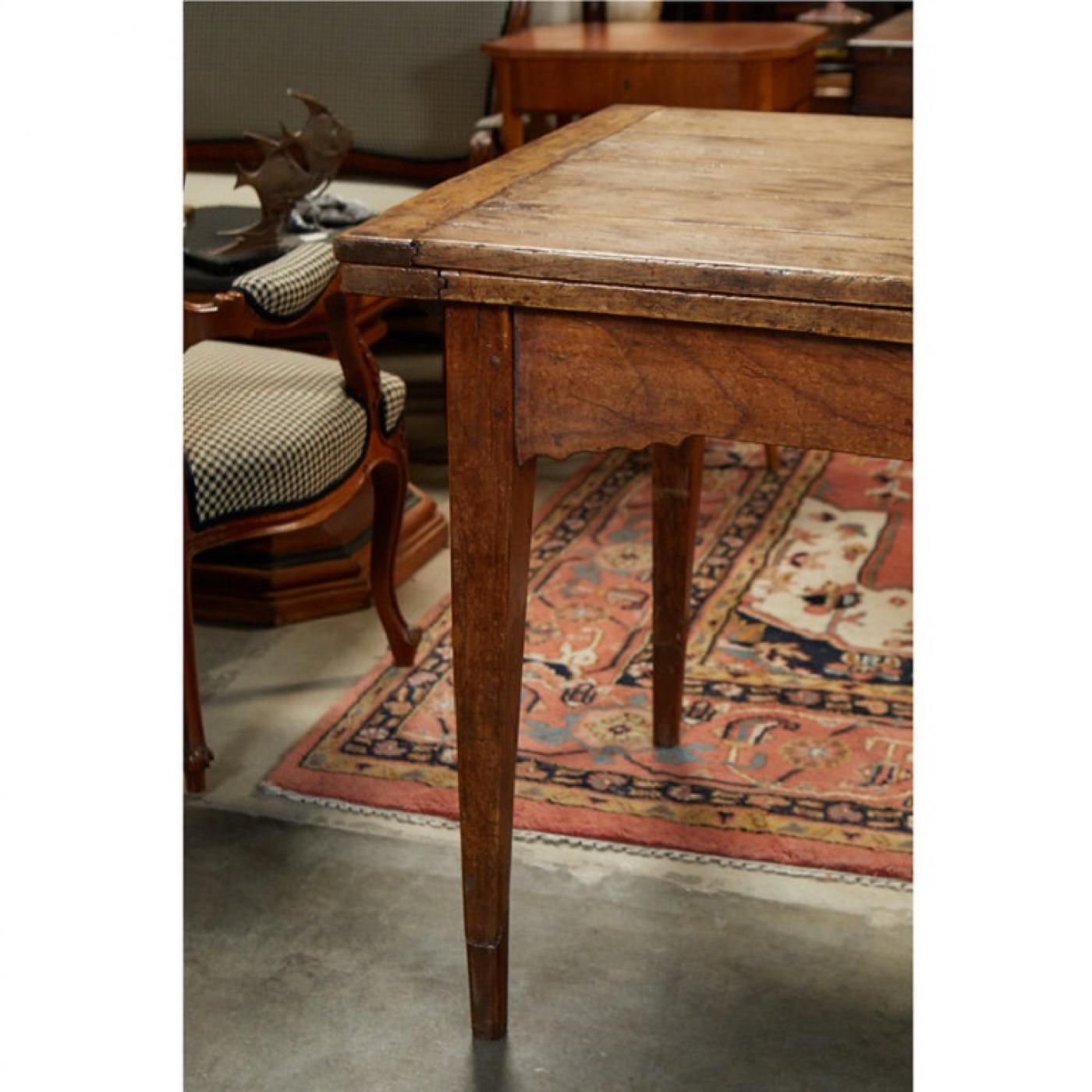 French Country Dining Table with Pull Out Leaves