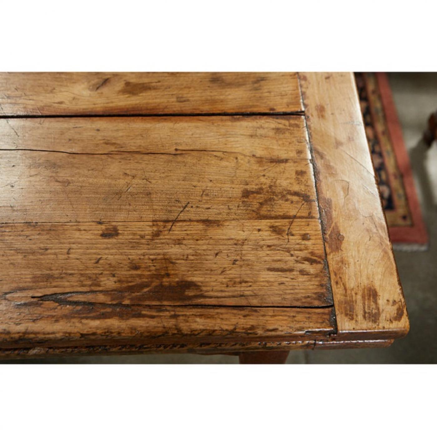 French Country Dining Table with Pull Out Leaves