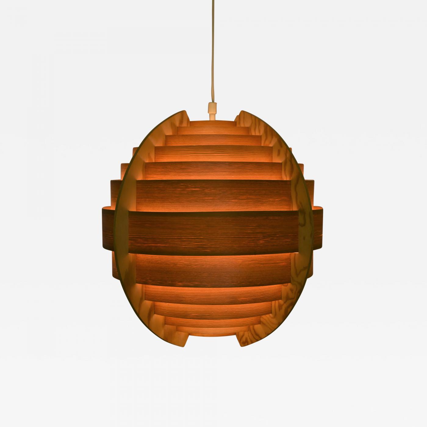Kunstmatig medeklinker beton Hans-Agne Jakobsson - Swedish Ellysett Pine Sphere Pendant Lamp Designed by  Hans-Agne Jakobsson 1960´s