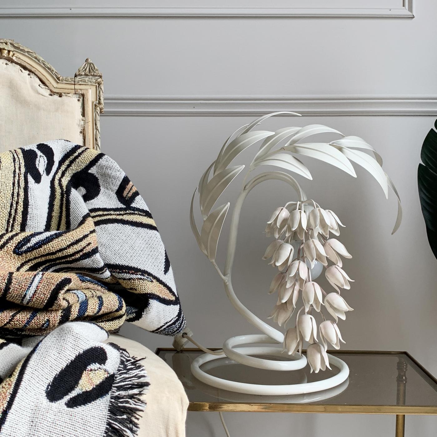 Hans Kögl Hans Kogl Wisteria White Table Lamp 1970's