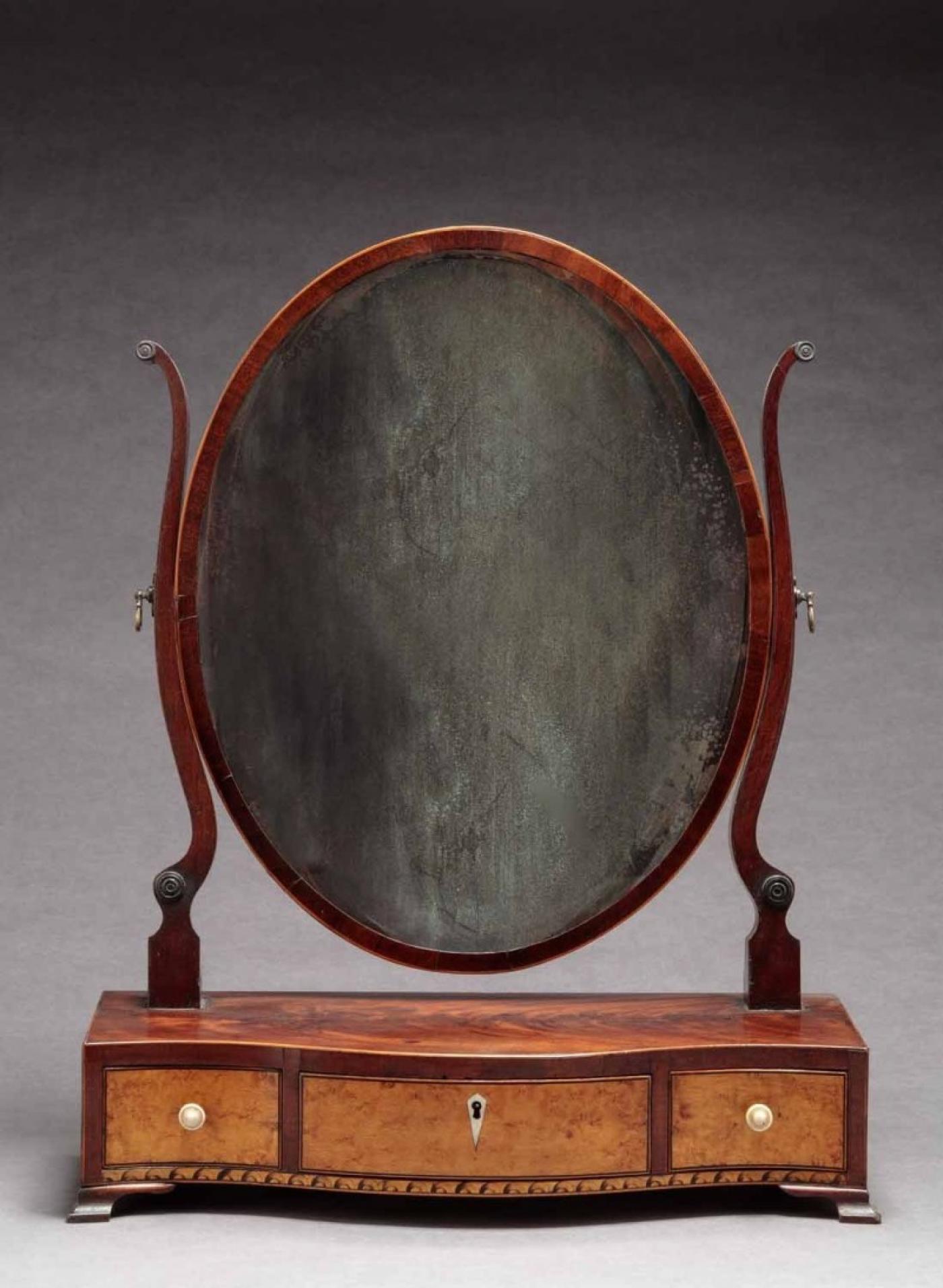 John & Thomas Seymour FEDERAL DRESSING GLASS Attributed to John and