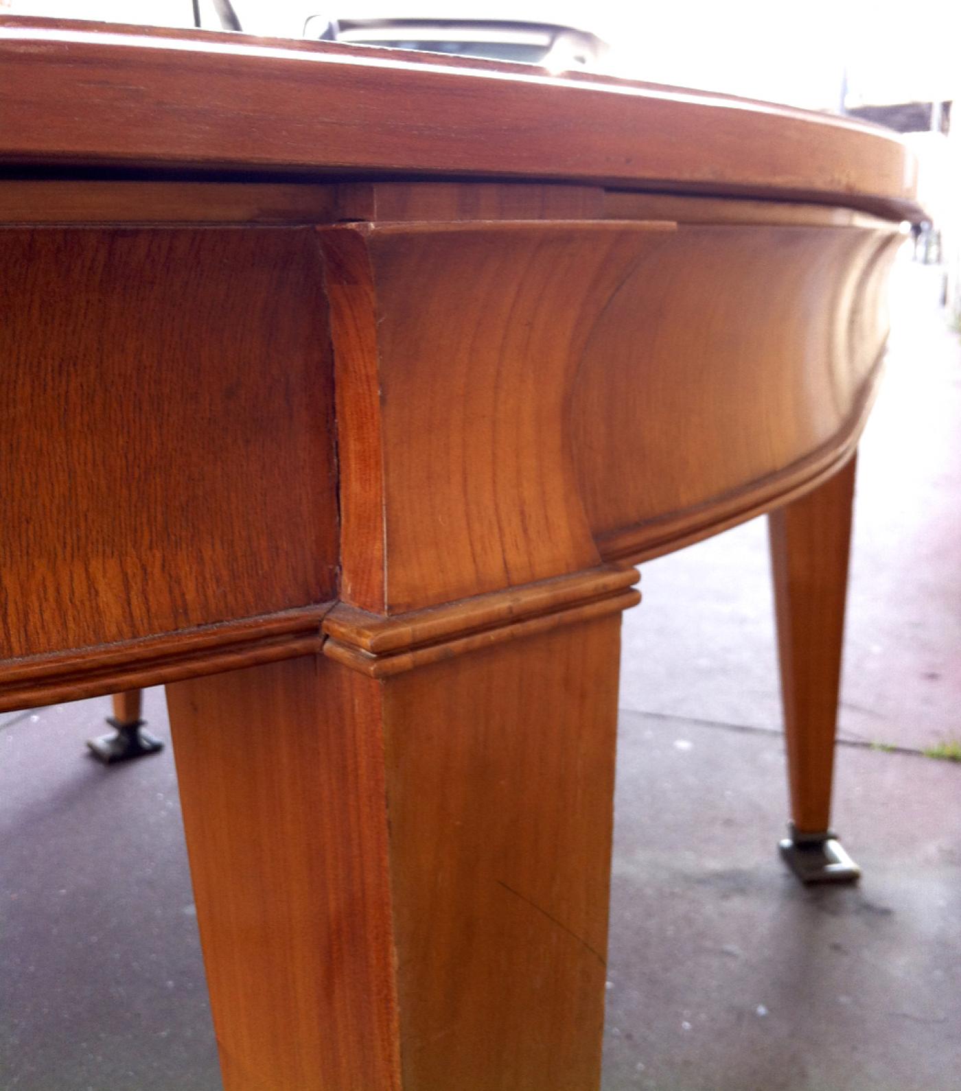 Maison Jansen Mason Jansen Oval Tinted Ash Tree Neo Classic Dining