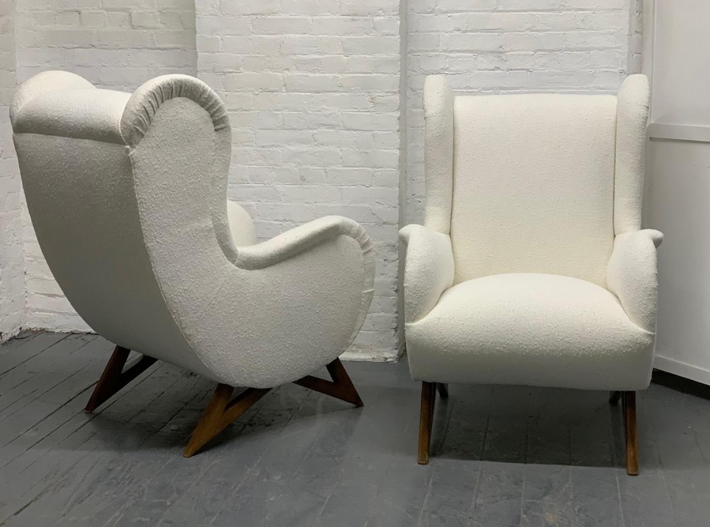 Marco Zanuso Pair of 1960s Italian Lounge Chairs