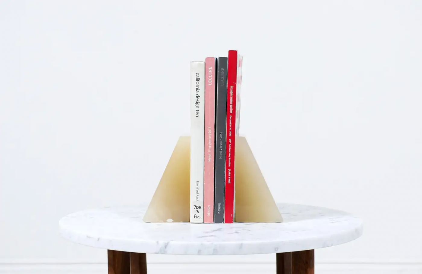 MidCentury Modern Alabaster Bookends