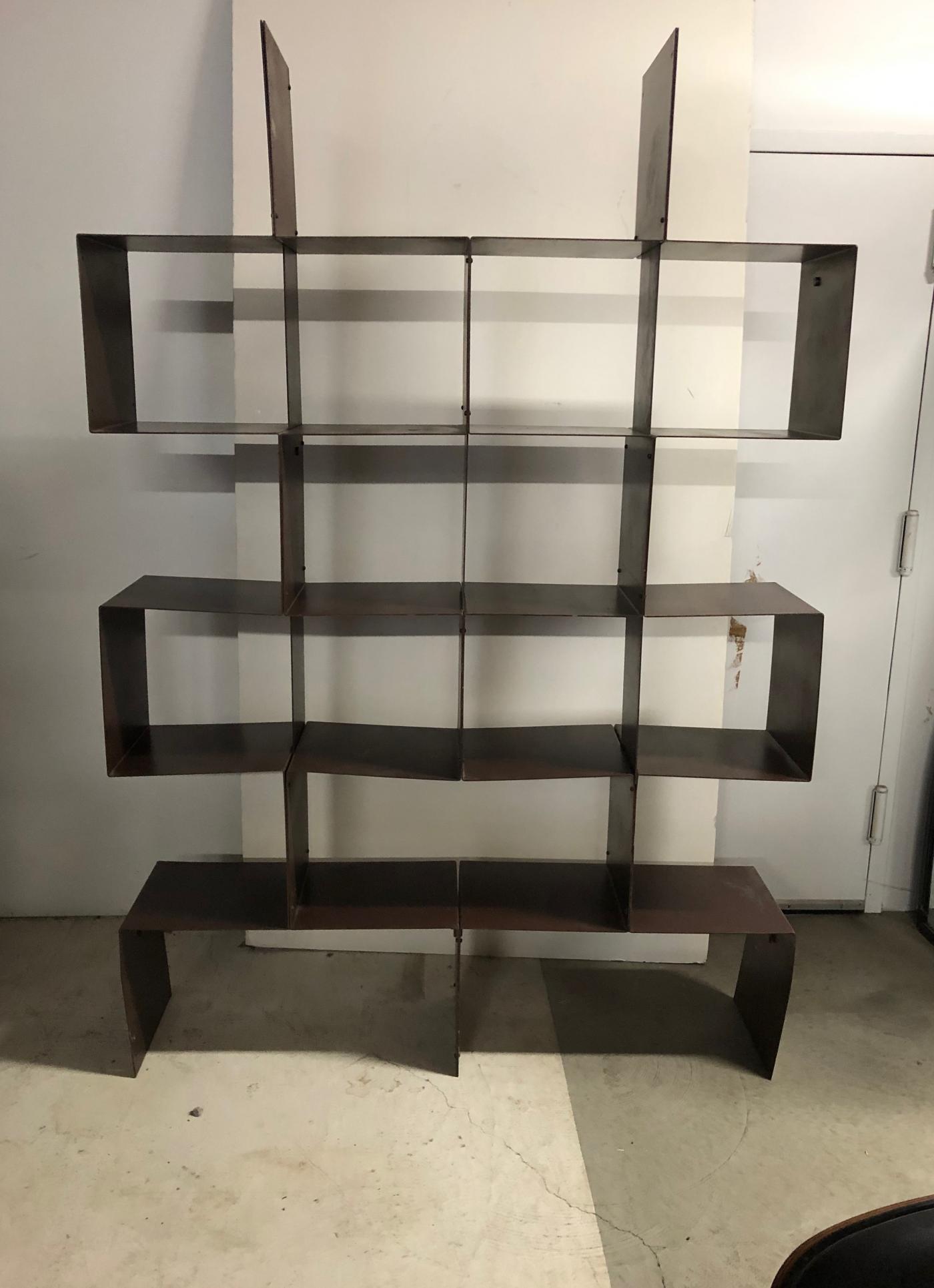 Modern Metal Bookcase