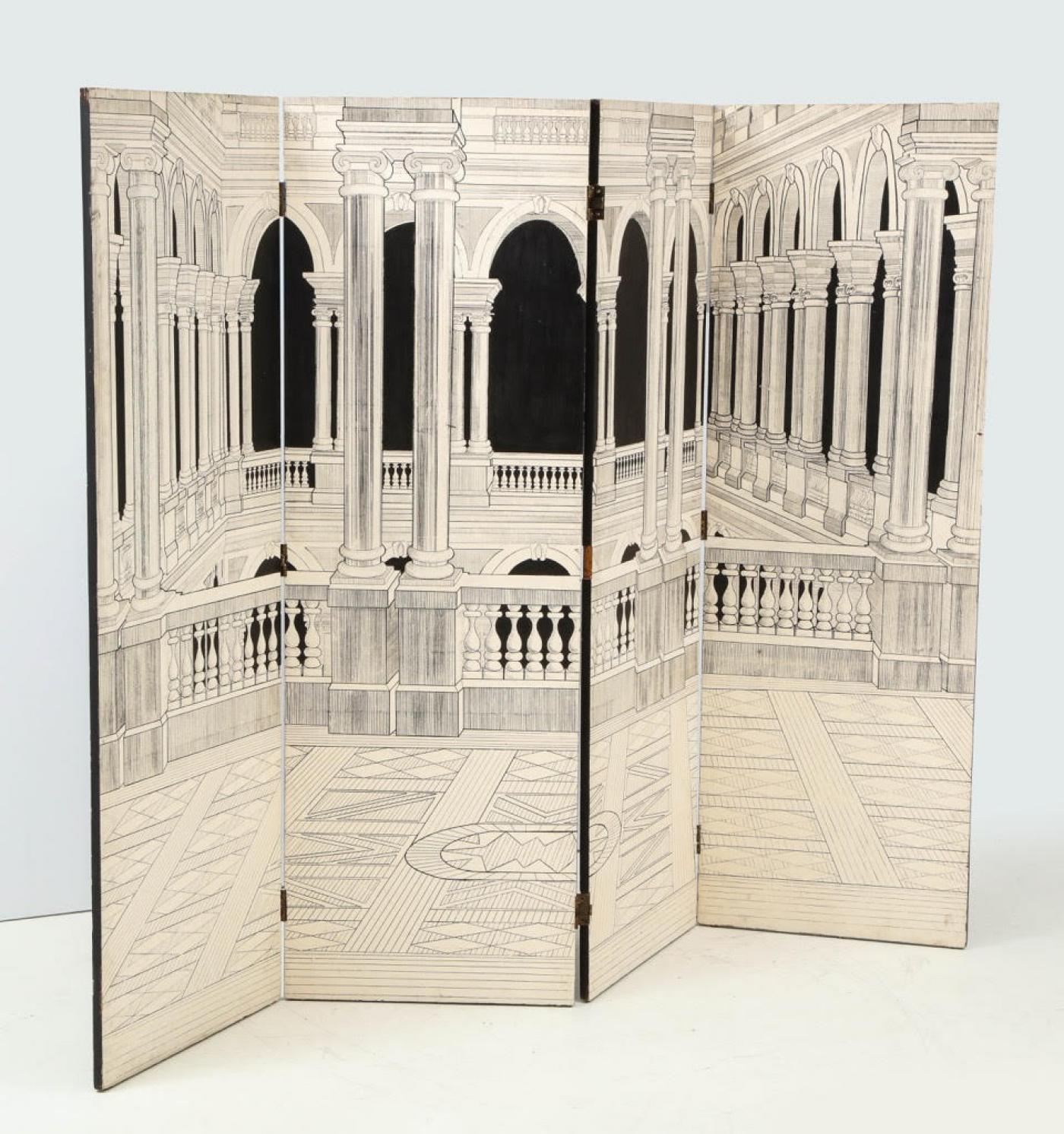 Painted Italian Interior wood Screen