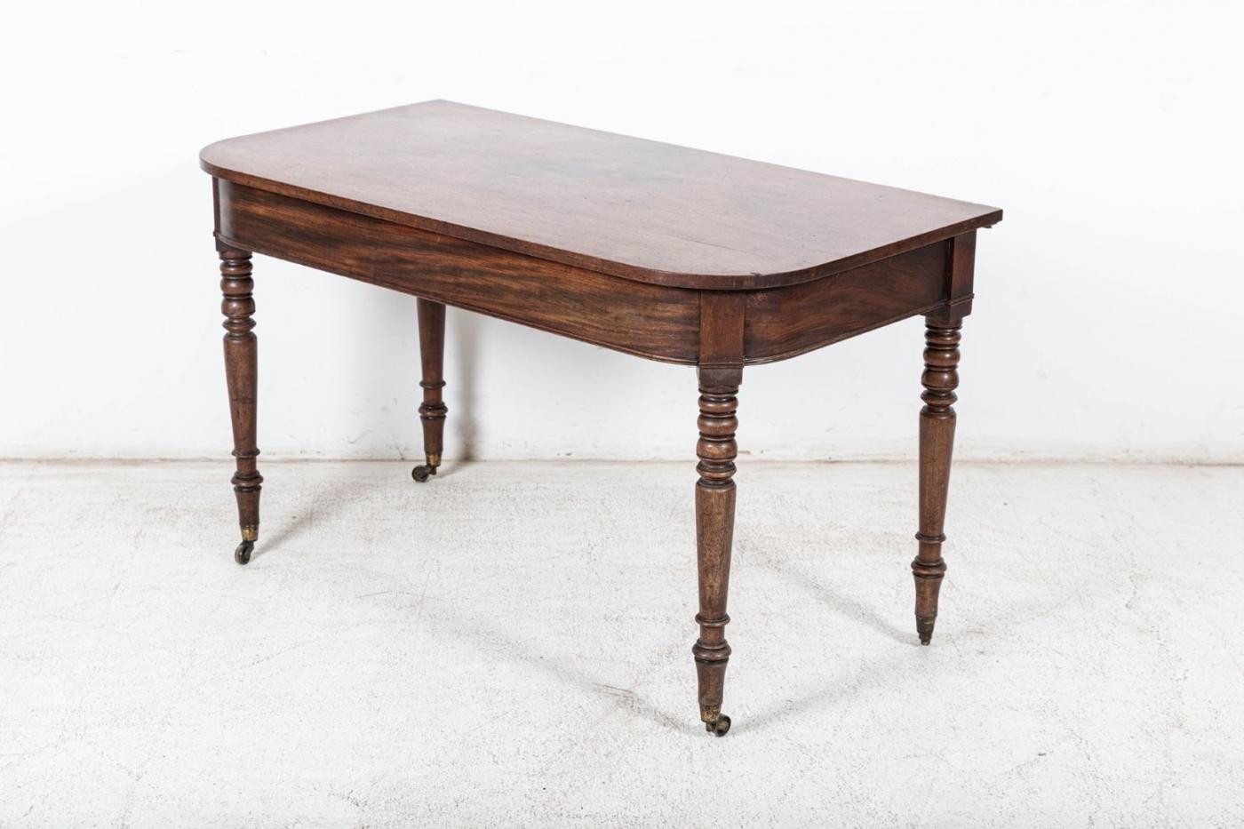 Pair of Mahogany D End Tables