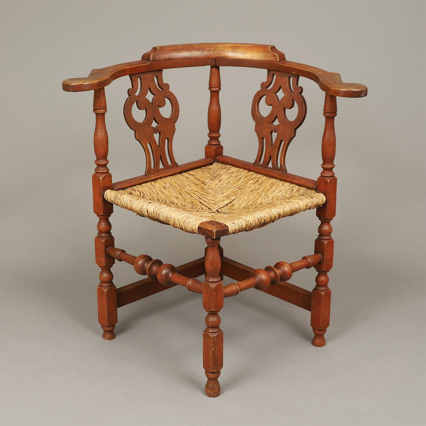 QUEEN ANNE CORNER CHAIR