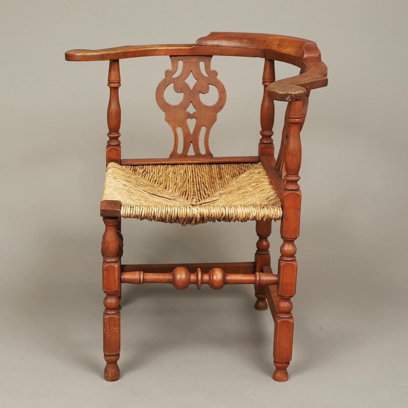 QUEEN ANNE CORNER CHAIR