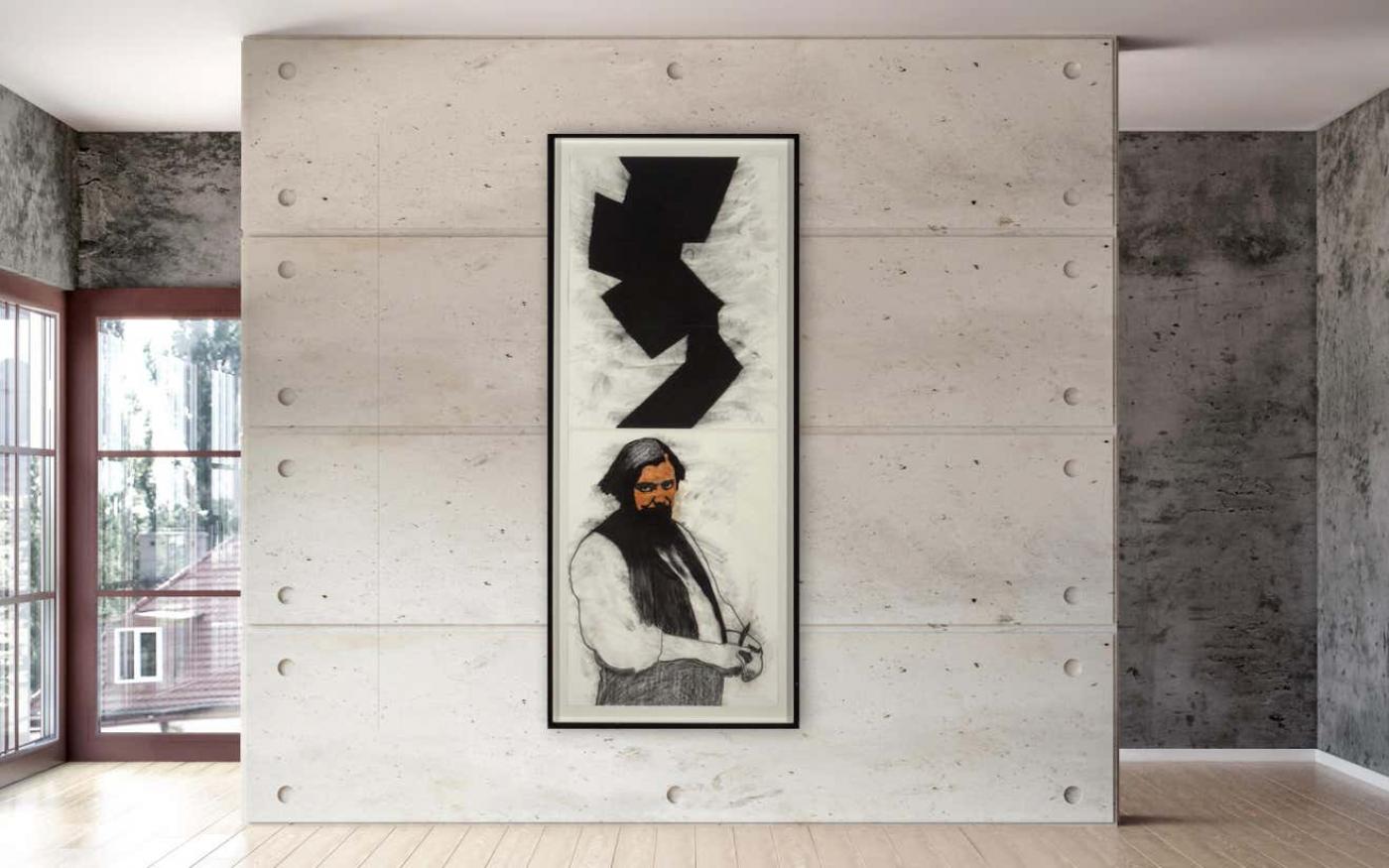 Rupert Garcia Rupert Garcia Diptych Pastel on Paper, 1988