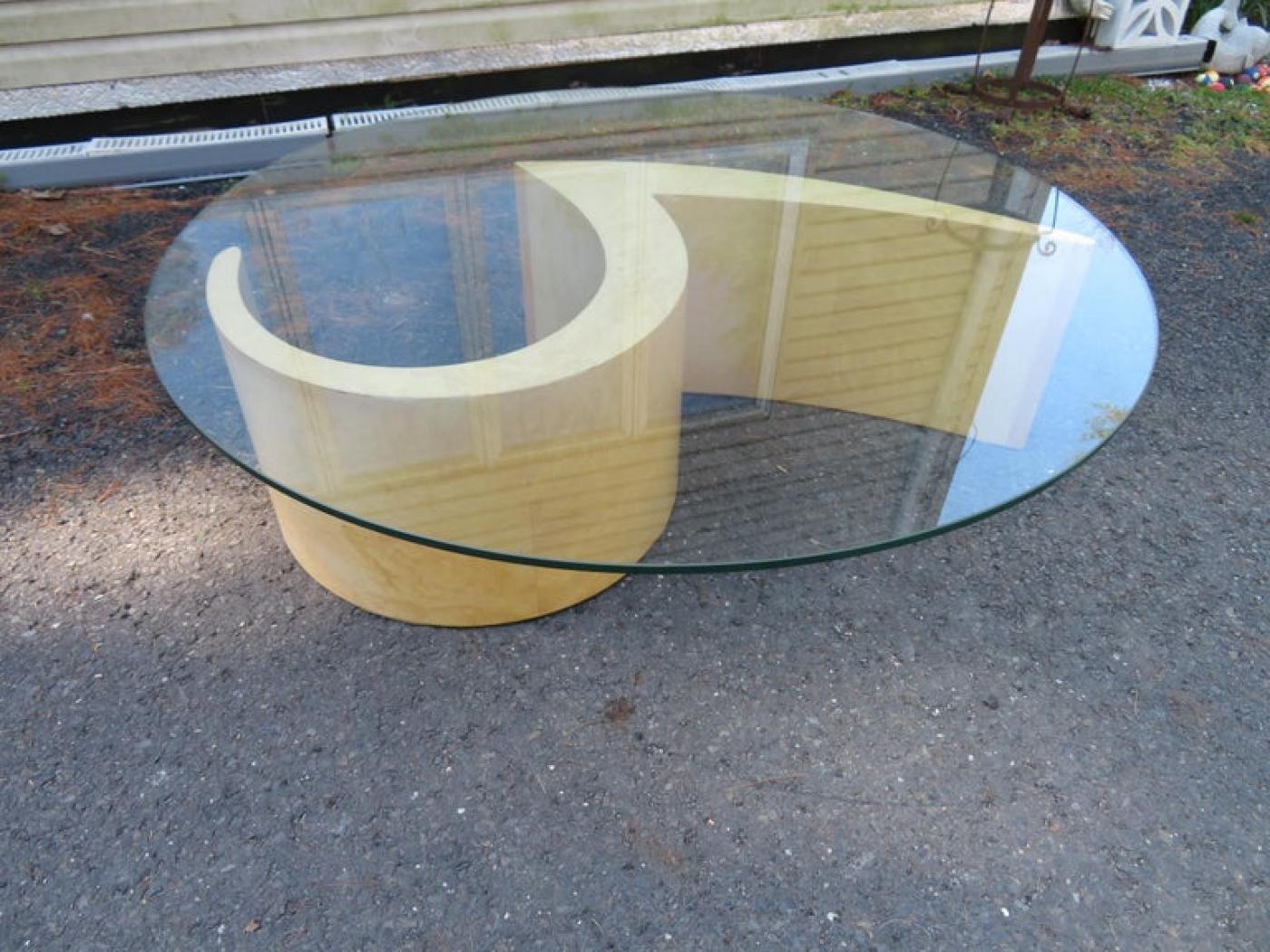 Vladimir Kagan Fabulous Swirl Coffee Table Vladimir Kagan Design