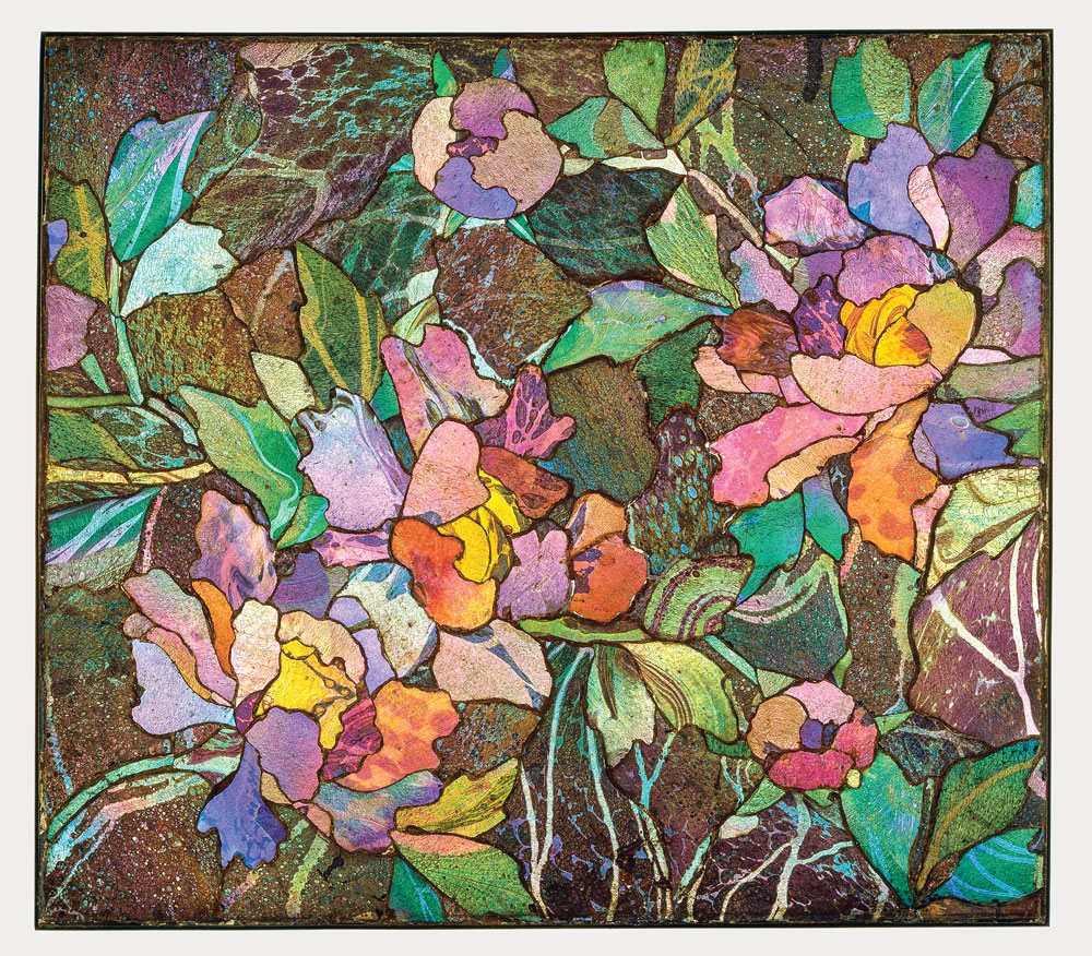 File:Corning Museum of Glass - 20220412 - 38 - Mosaic glass panel with  peonies (Louis Comfort Tiffany, c. 1900s).jpg - Wikimedia Commons