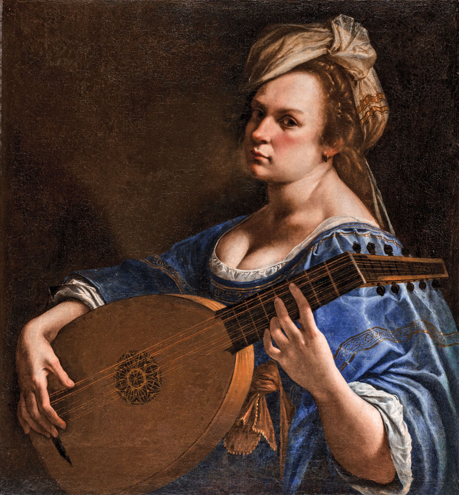 Fig. 13: Artemisia Gentileschi (Italian, 1593–ca. 1651/53) Self-Portrait as a Lute Player, ca. 1615–1618 Oil on canvas, 30½ x 28¼ inches Wadsworth Atheneum Museum of Art, Hartford, Conn. Charles H. Schwartz Endowment Fund (2014.4.1).