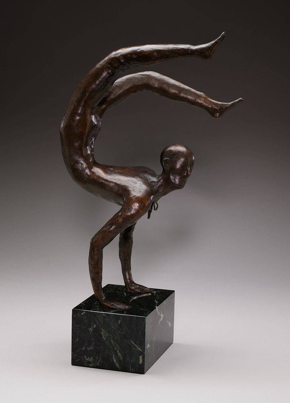 Elie Nadelman (United States, born Poland, 1882–1946) Acrobat, 1916 Bronze, 17 1/2 x 6 x 9 1/4 inches (including base) Myron Kunin Collection of American Art, Minneapolis, Minnesota