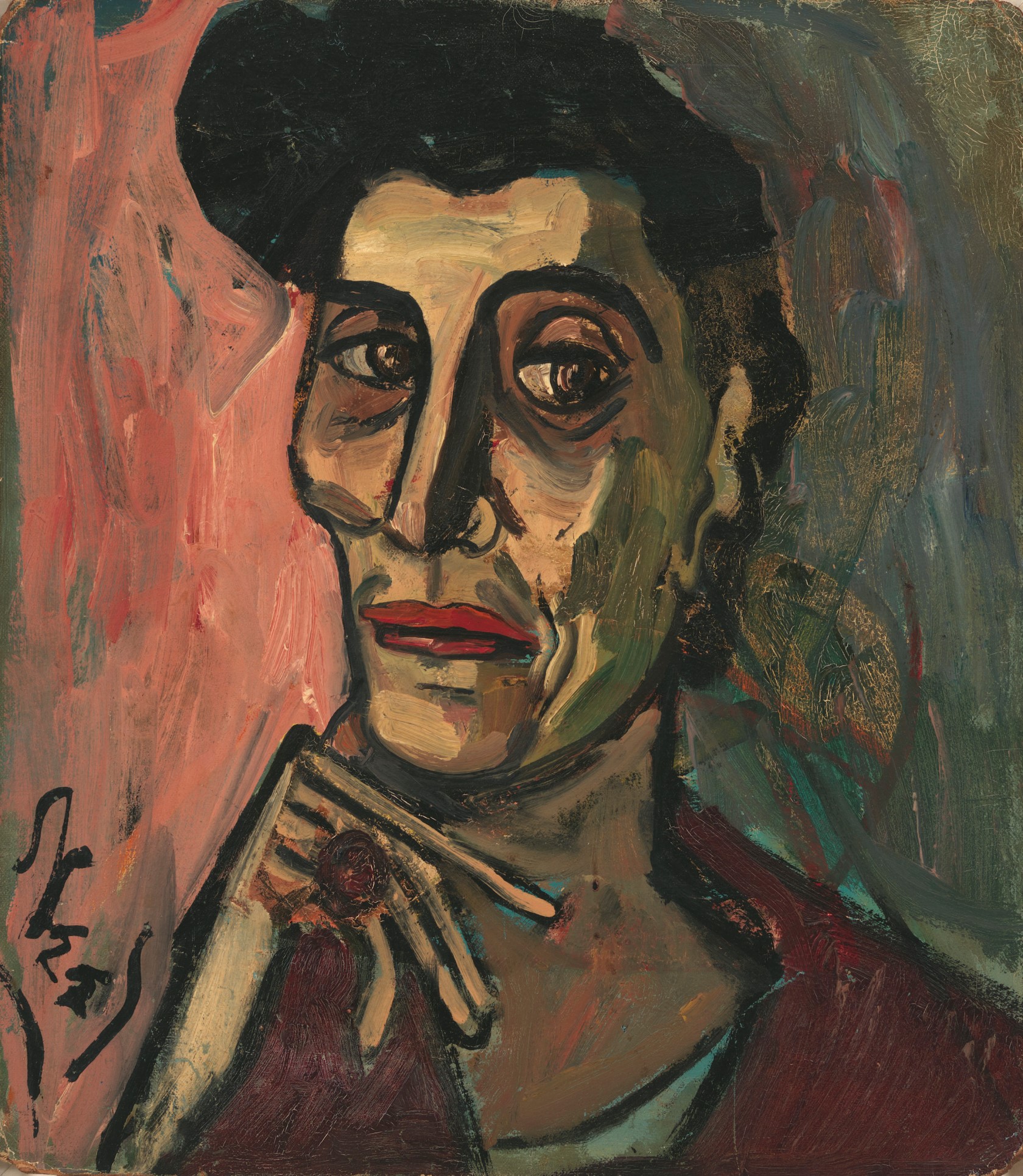 Alice Neel, Elsie Rubin, c. 1958. Oil on canvas board. Whitney Museum of American Art, New York; Gift of Elaine Graham Weitzen. © The Estate of Alice Neel.