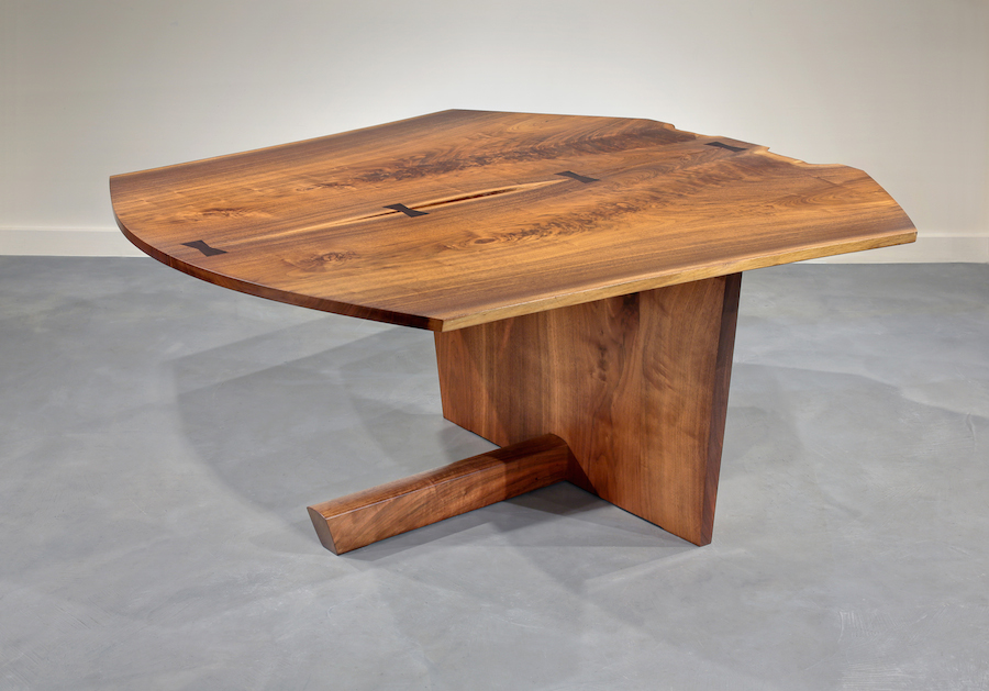 Sanso Table, by George Nakashima, 1986. Courtesy of Moderne Gallery, exhibited at Design Miami/ 2016.