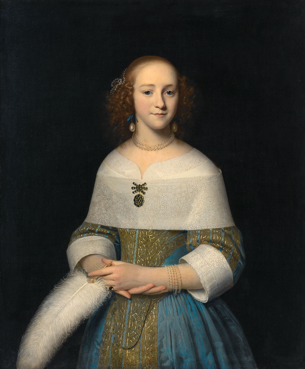 Isaack Luttichuys (1616-1673) Portrait of a Young Woman, 1656 Oil on canvas, 40 x 32¼ inches Rijksmuseum, Amsterdam On loan from a private collection