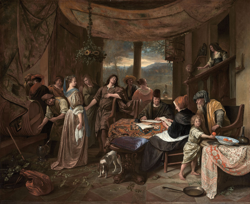 Jan Havicksz. Steen (about 1626-1679) The Marriage of Tobias and Sarah (The Marriage Contract), probably 1673 Oil on canvas, 41 x 50¼ inches Fine Arts Museums of San Francisco; Gift of the M. H. de Young Museum Society